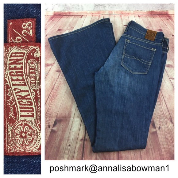 Lucky Brand Denim - 🐞Lucky Brand BELLBOTTOM thin denim jean size 6/28